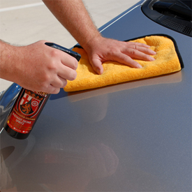 Use the Cobra Gold Plush Microfiber Towels to safely buff off waxes and quick detailers.